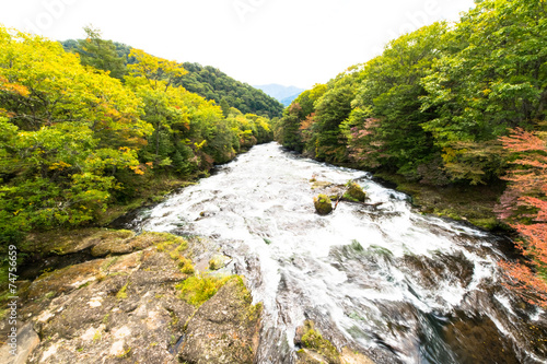 Yukawa river at Nikko photo