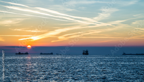 Tanker in the bay of Trieste