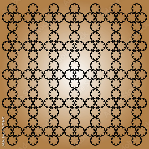 Sfondo marrone con forme geometriche