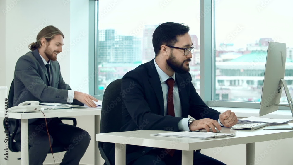 Triumphant Coworkers