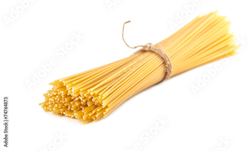 Photo sheaf raw spaghetti