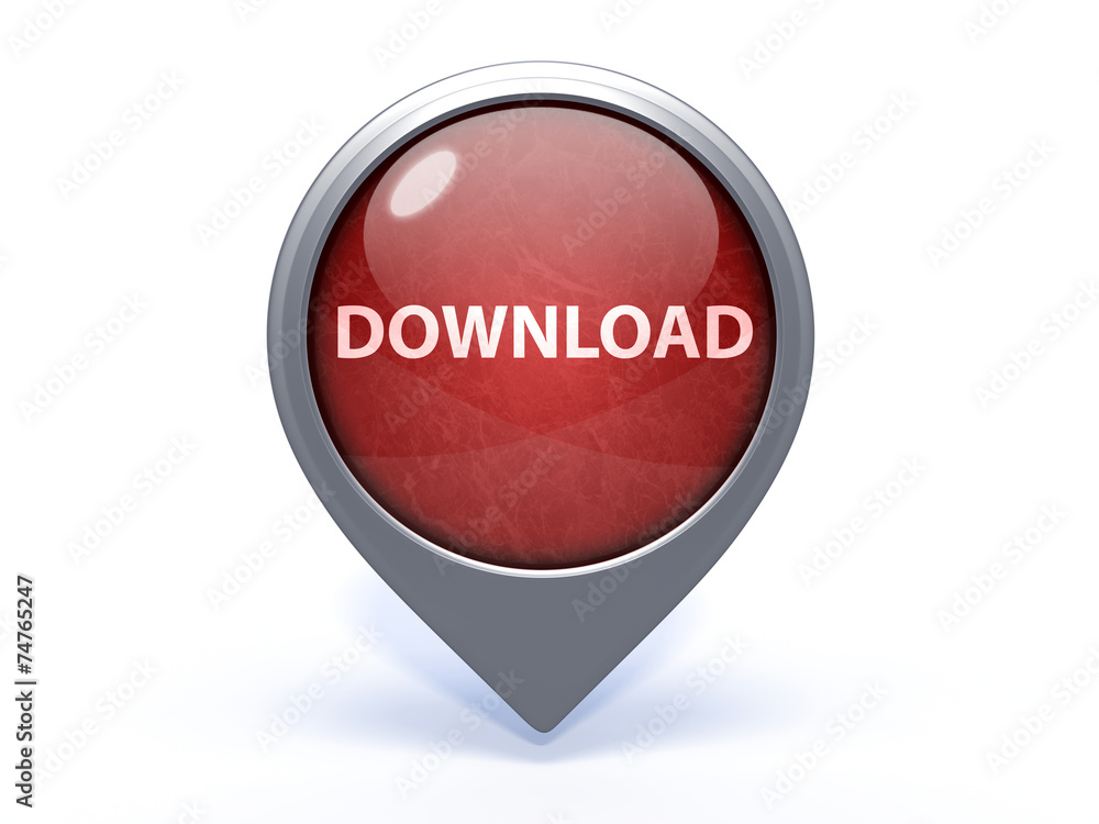download circular icon on white background download circular icon on white background