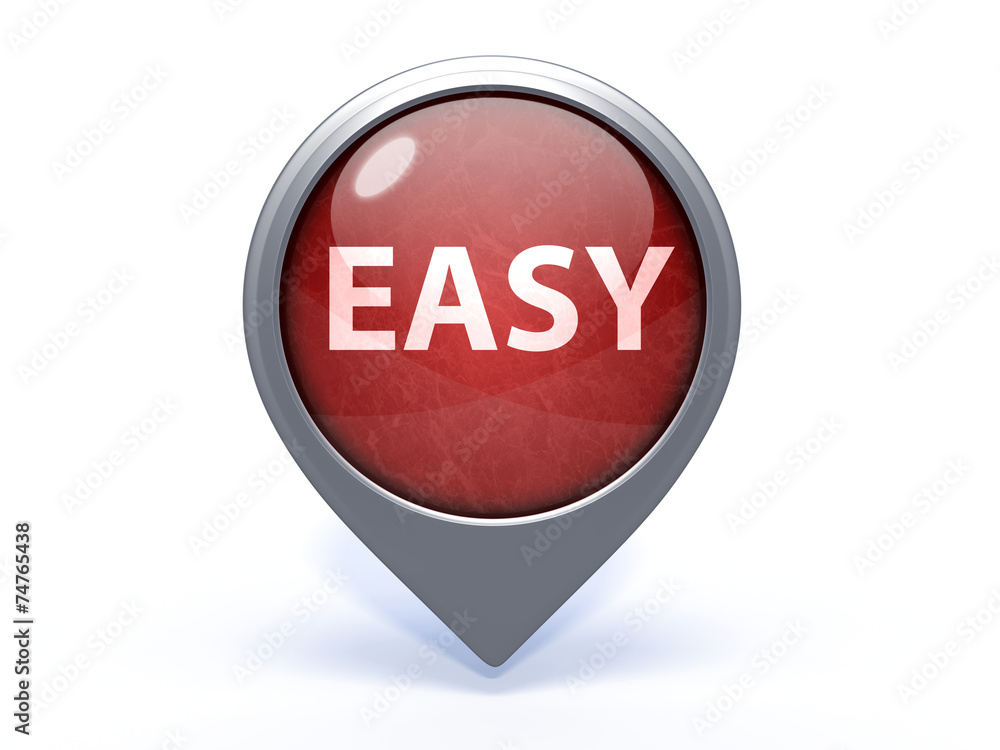 easy circular icon on white background easy circular icon on white background