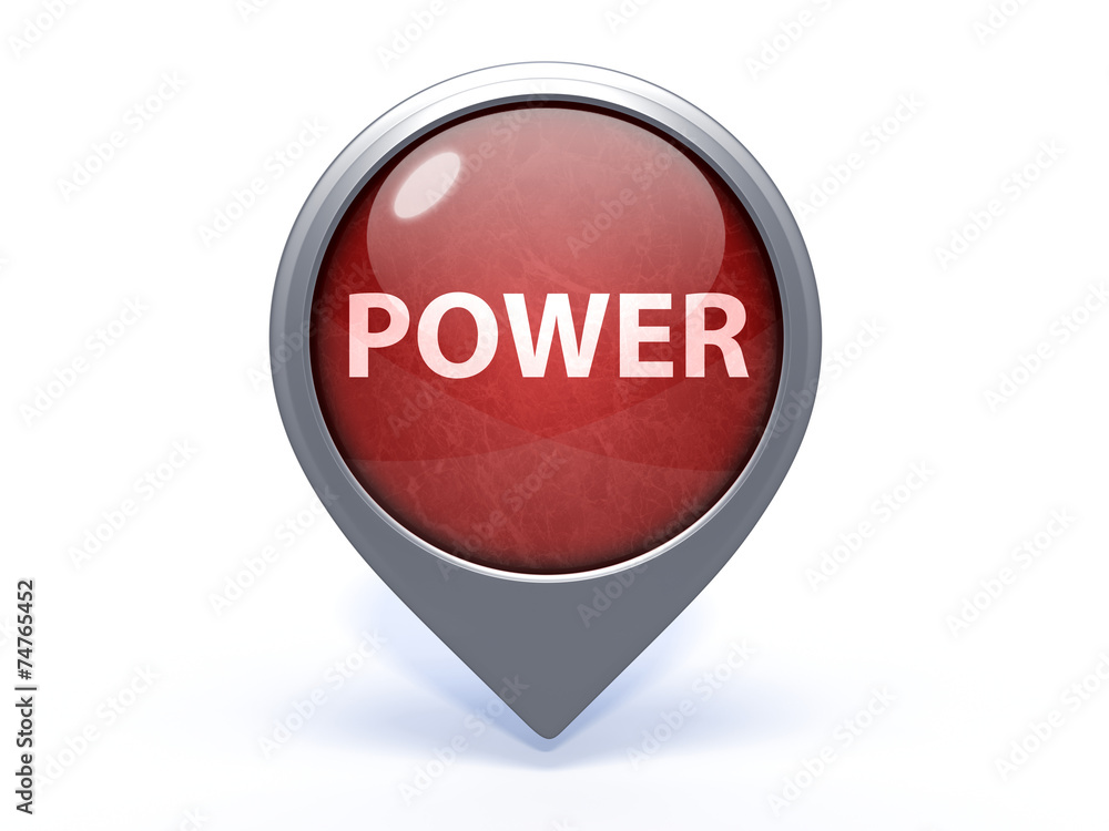 power circular icon on white background power circular icon on white background