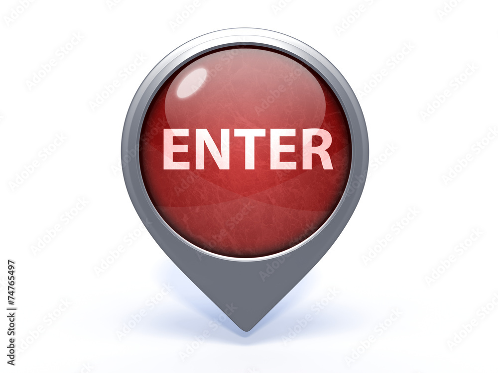 enter circular icon on white background enter circular icon on white background