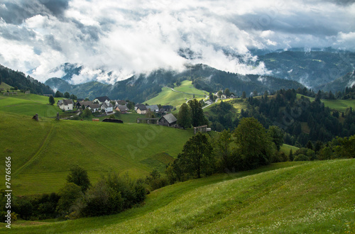 Countryside in Alps