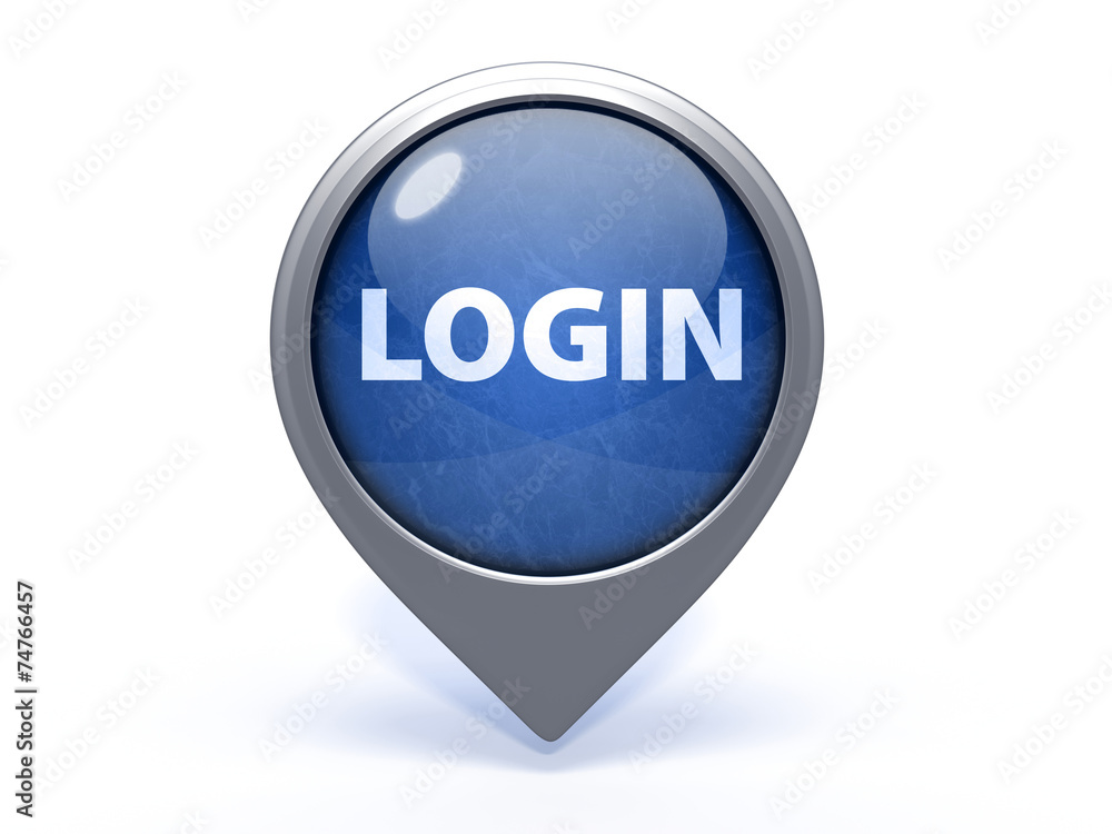 login circular icon on white background login circular icon on white background