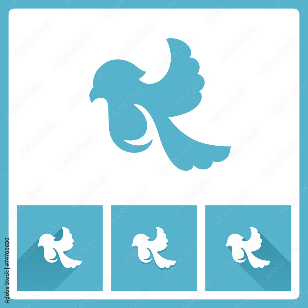 Obraz premium Bird icons