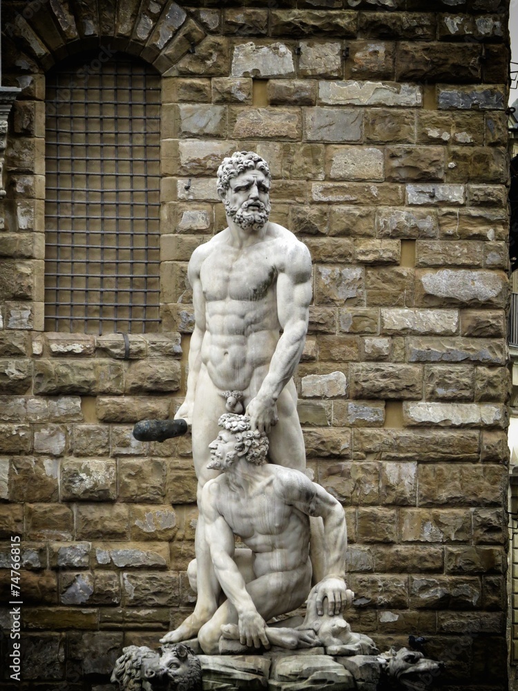 Naklejka premium Florence statue