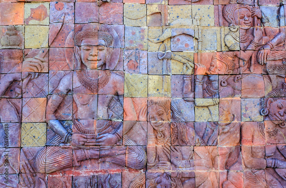 Obraz premium carving texture