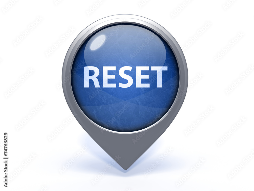 reset circular icon on white background reset circular icon on white background