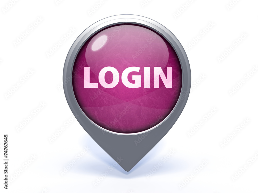 login circular icon on white background login circular icon on white background