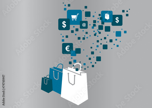 shopping wold vector illustration