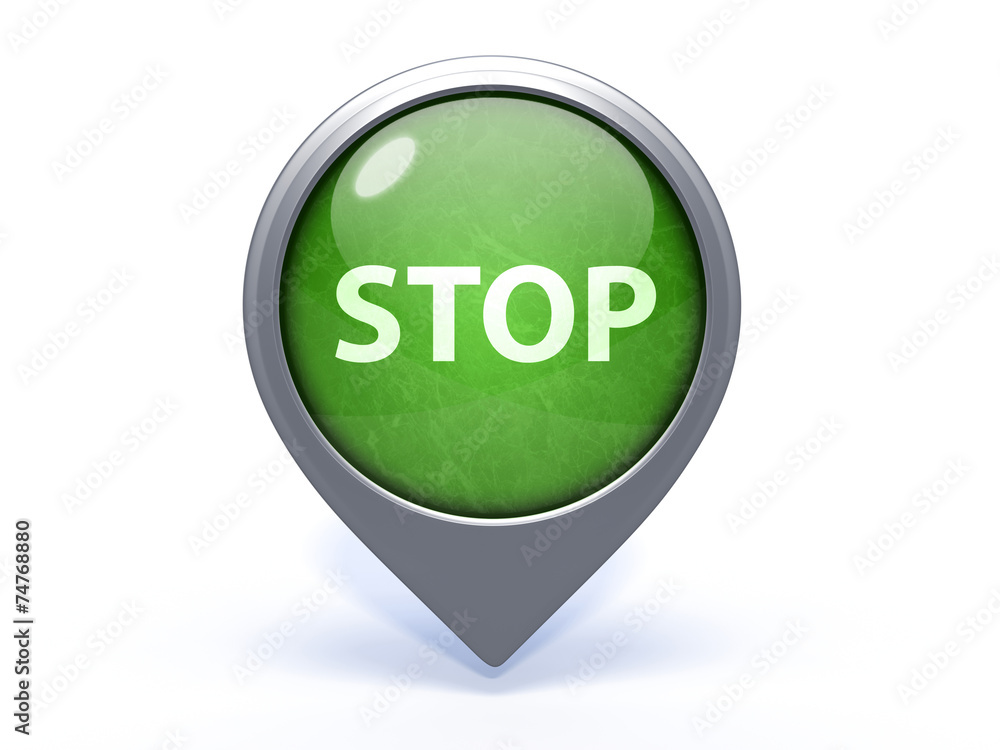 stop circular icon on white background stop circular icon on white background
