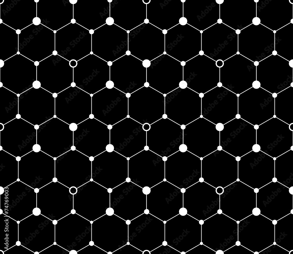 seamless pattern hexagon