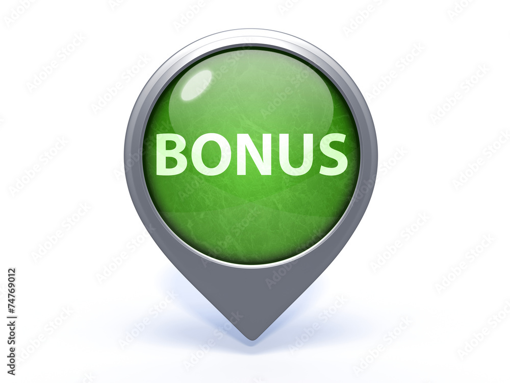 bonus circular icon on white background bonus circular icon on white background