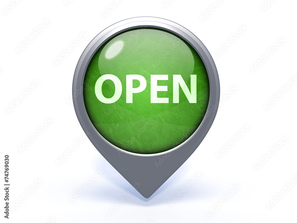 open circular icon on white background open circular icon on white background