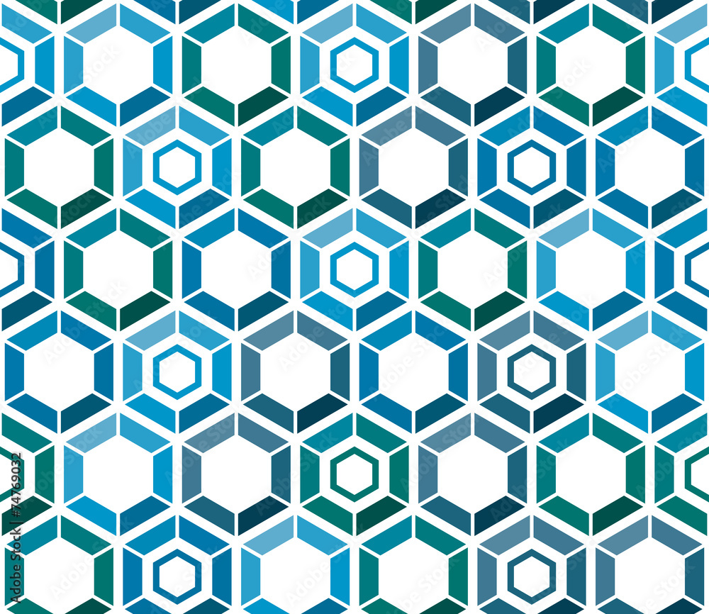 seamless pattern hexagon