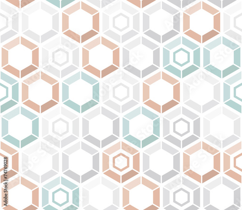 seamless pattern hexagon