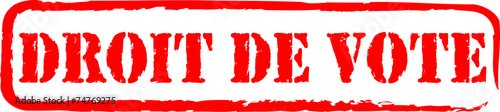 tampon droit de vote