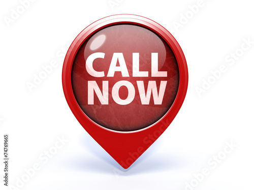 Free Download call now pointer icon on white background - GFXLoad