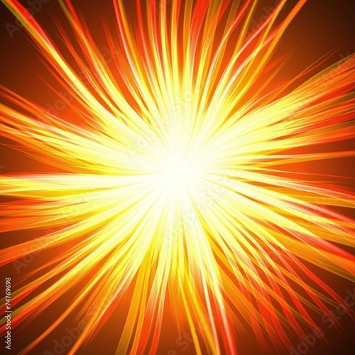 Abstract explosion background.