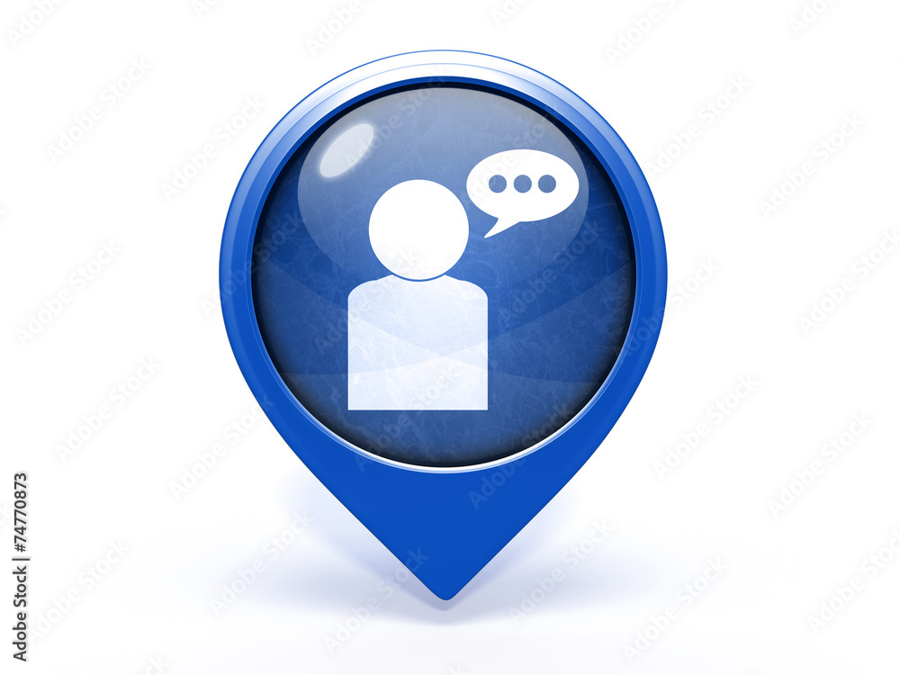 forum pointer icon on white background forum pointer icon on white background