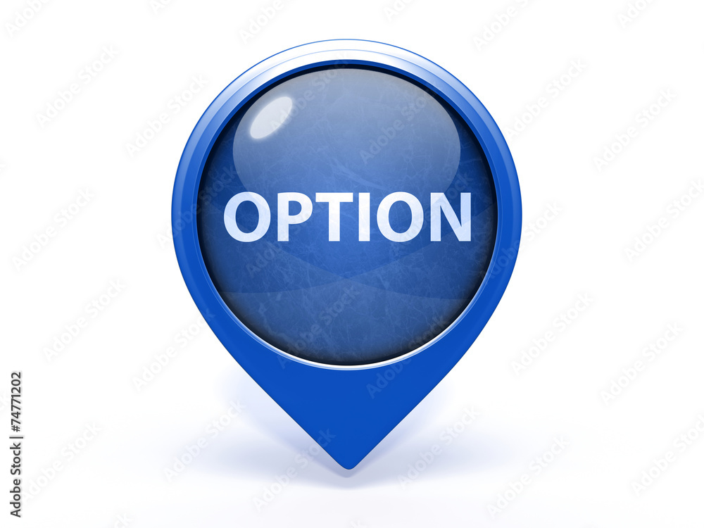 option pointer icon on white background option pointer icon on white background