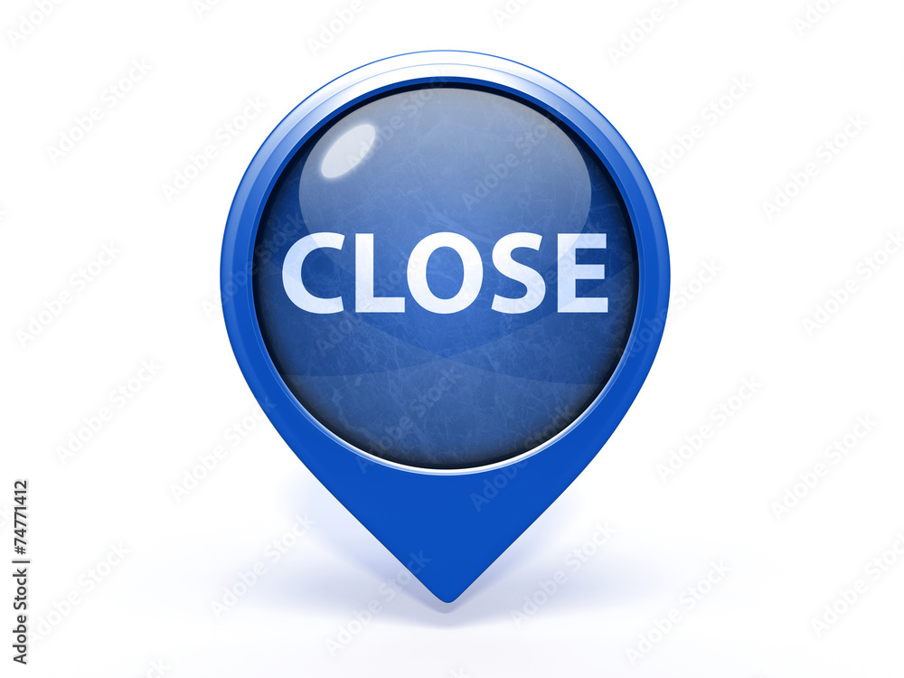 close pointer icon on white background close pointer icon on white background