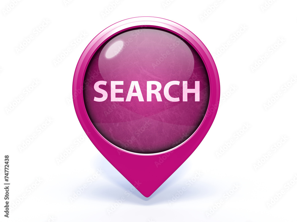 search pointer icon on white background search pointer icon on white background