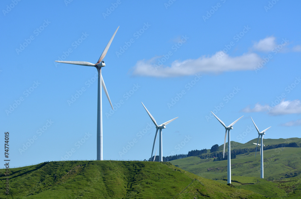 Te Apiti Wind Farm in Palmerston North, New Zealand Te Apiti Wind Farm in Palmerston North, New Zealand