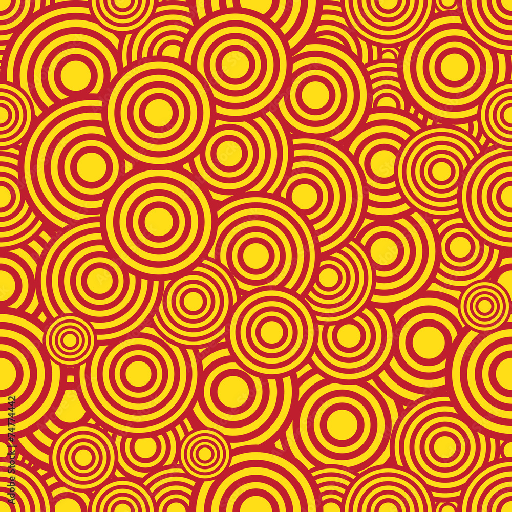 Seamless circles pattern, illustration