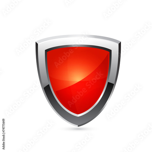 Red shield. Vector Free Download Red shield. Vector - GFXLoad