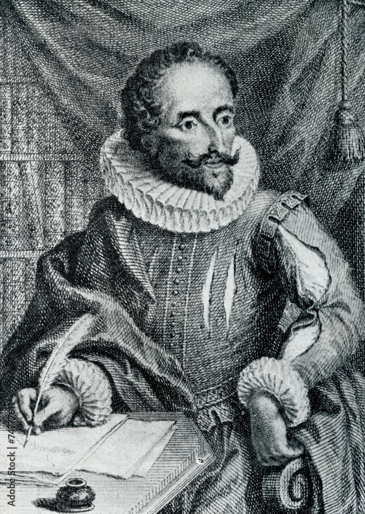 Fototapeta premium Miguel de Cervantes, Spanish novelist, poet, and playwright