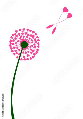 Dandelion Heart Seed Lovers