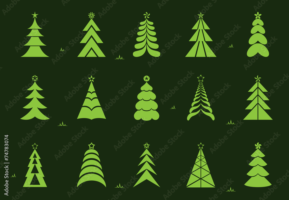 Fototapeta premium Christmas Tree vector