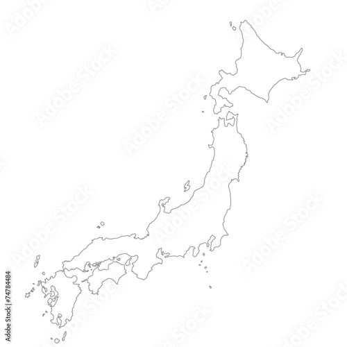 Japan in weiß