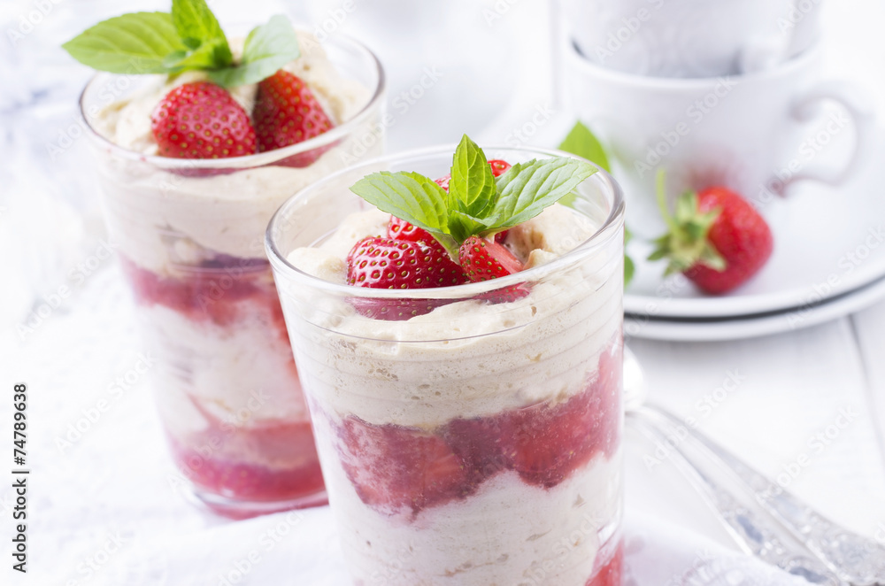 Erdbeer Dessert Erdbeer Dessert