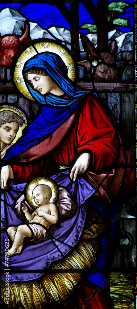 Mary and the child Jesus