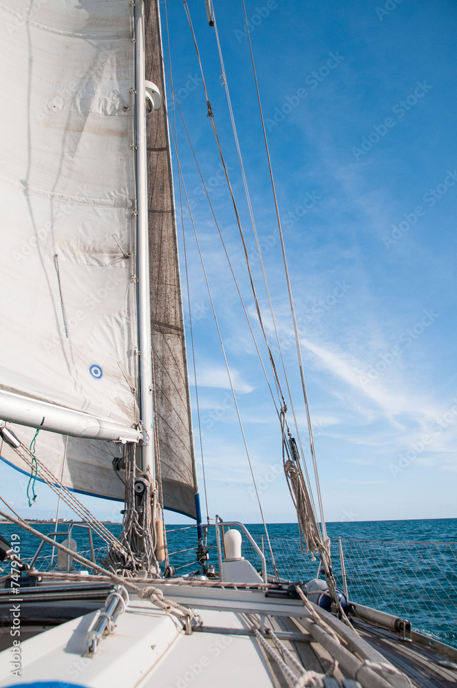 Fototapeta premium Barca a Vela