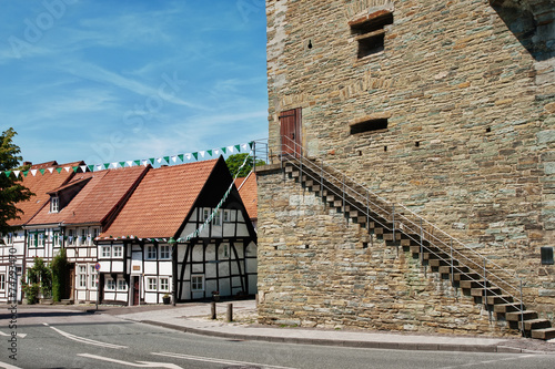 Historische Fachwerkhäuser in Soest, NRW, Deutschland
