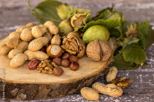 various nuts