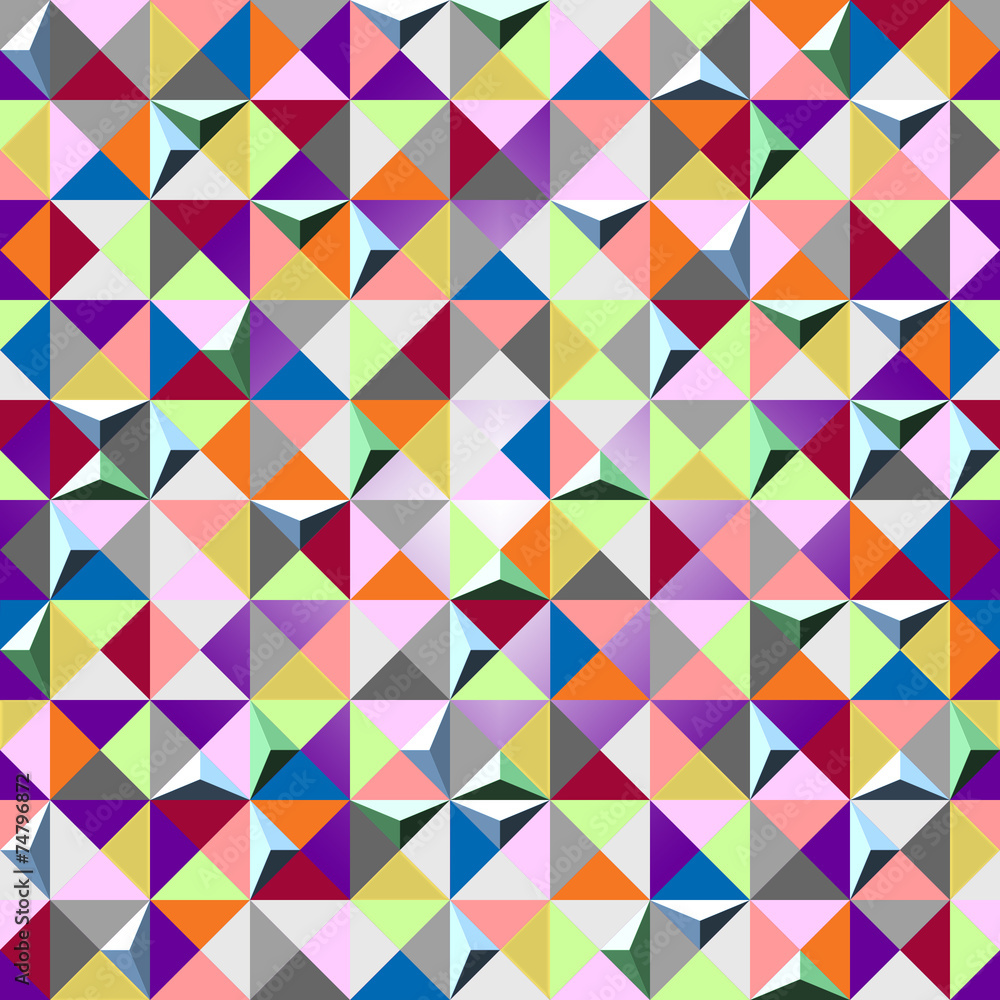 seamless background of color triangles seamless background of color triangles