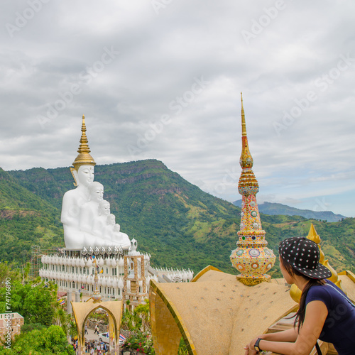 Buddha Wat Phra That Pha Kaew ,Phetchabun ,Thailand photo