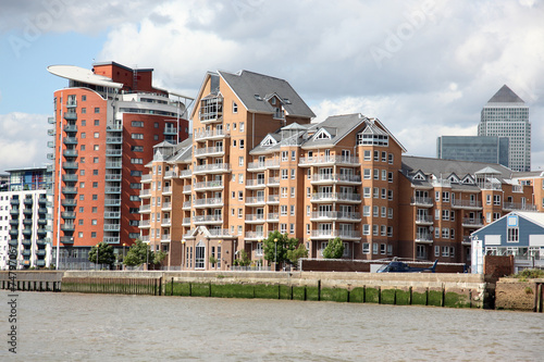 London, warehouse converted into The apartments on the Thames in