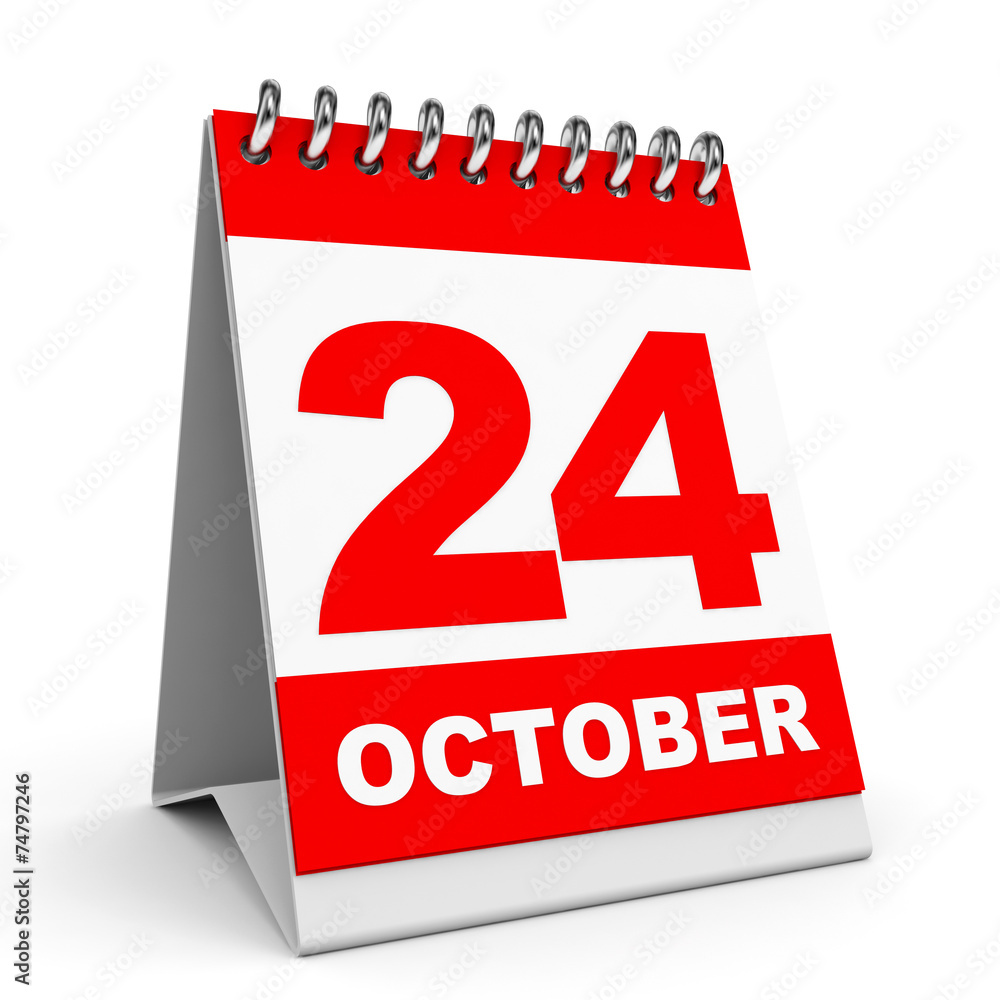 Calendar. 24 October. Calendar. 24 October.