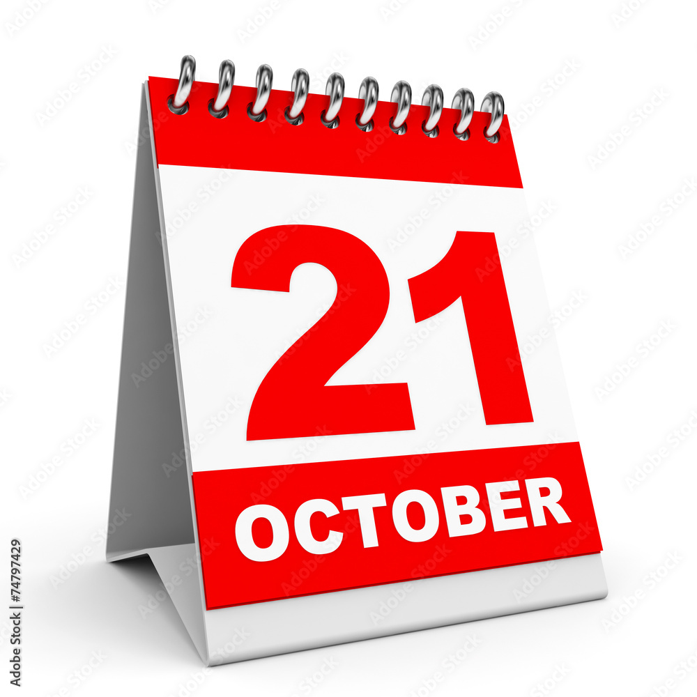 Calendar. 21 October. Calendar. 21 October.