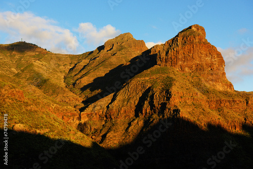 Sunset light over Teide National Park, Tenerife, Canary Islands