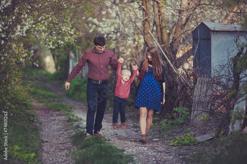 Young Family with son