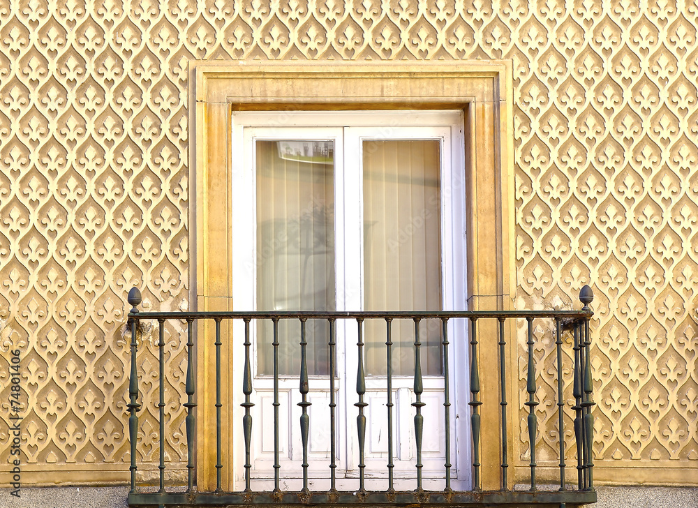 Moorish floral wall decoration. Moorish floral wall decoration.